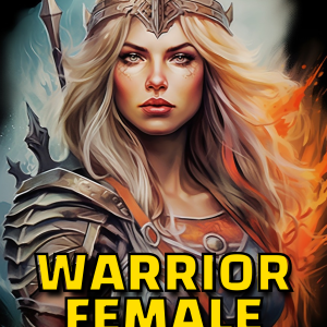 Female Warriors Colouring Pages