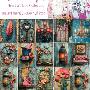 Mixed Media Journal Cut Out book